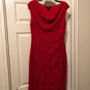 Ralph Lauren Lace Cocktail Dress - Size 10